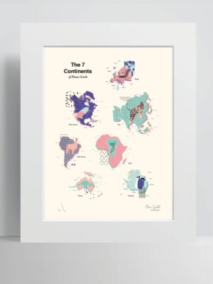 the 7 continents of planet earth