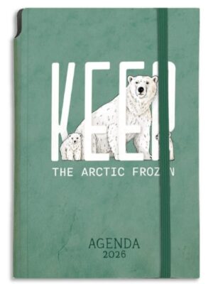 agenda settimanale tascabile "keep the arctic frozen 2026"