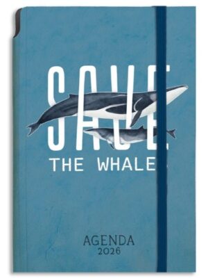 agenda settimanale tascabile "save the whales 2026"