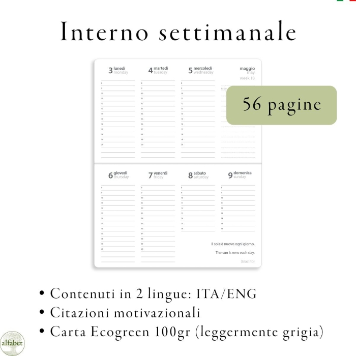 Agenda settimanale tascabile "Keep their home frozen 2027" - immagine 2