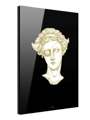 artwork nero donna bendata (collezione atlantis)