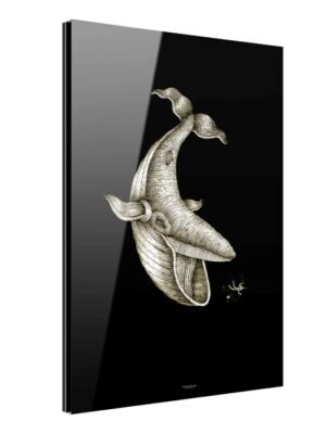 Artwork nero Pinocchio (Collezione Whales)