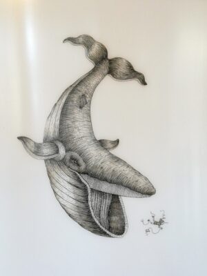 artwork bianco pinocchio (collezione whales)