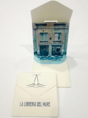 biglietto pop-up "la libreria del mare"