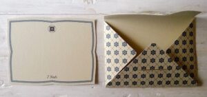 biglietto con busta - 7 nodi "timoni"