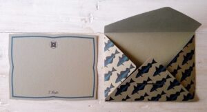 biglietto con busta - 7 nodi "alici felici"