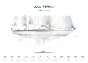 calendaposter 2025 - swan 65 - sparkman & stephens design #2111