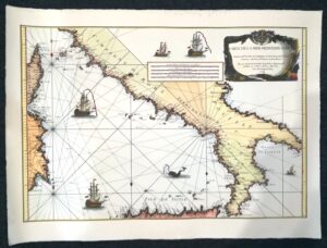 carte de la mer mediterranee (tirrenio e ionio)