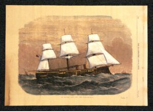 pagina di giornale - our iron-clad fleet: h. m. s. lord clyde