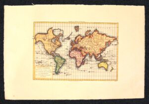 carte generale de toutes les parties connues de la surface de la terre, en carte reduite