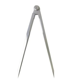 compasso satinato a punte fisse