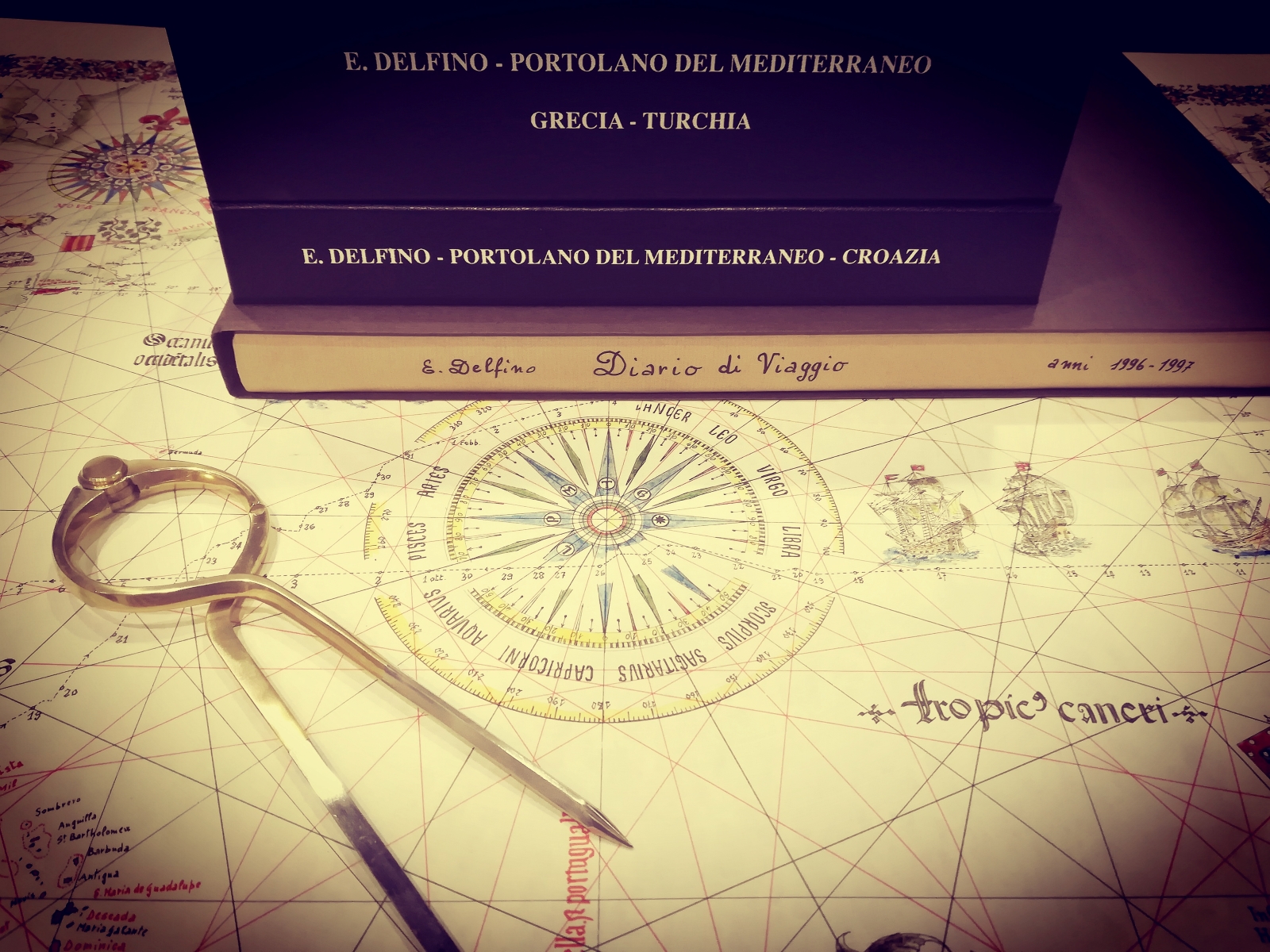 Emilio Delfino, navigatore cartografo - Arte dal Blog del Mare