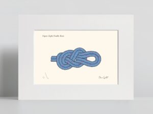 figure eight double knot - nodo savoia