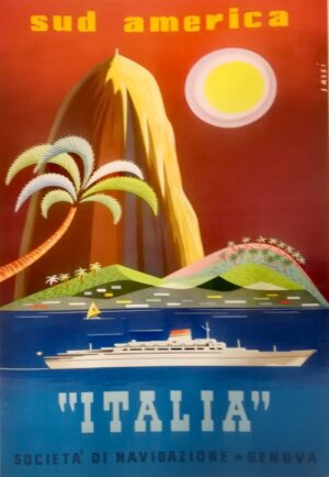 "italia" società di navigazione - genova