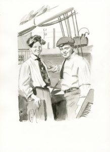 Navigatori straordinari - Jack London ritratto da Gabriele Musante