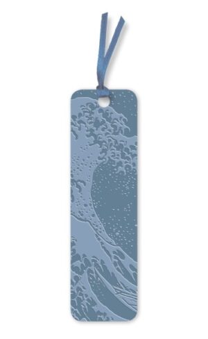 Katsushika Hokusai: The Great Wave Artisan Art Vegan Leather Bookmark