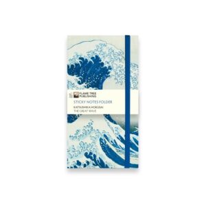 Katsushika Hokusai: The Great Wave Flame Tree Sticky Notes Folder