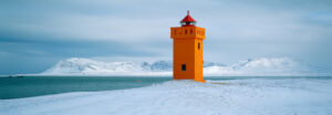 krossnes lighthouse, iceland