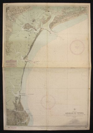 litorale di venezia - da porto piave vecchia a porto fossone n. 222 (1974)