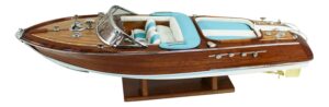modello statico - motoscafo classico italiano