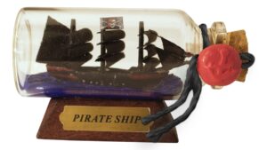 nave in bottiglia mini "pirate ship"