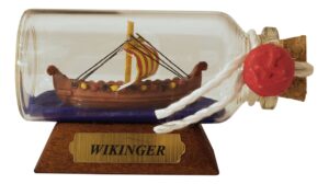 nave in bottiglia mini "wikinger"
