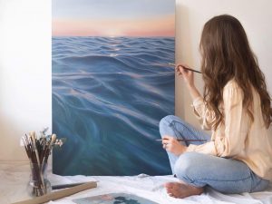 Nina Albiniova e i suoi dipinti - News dal Blog del Mare