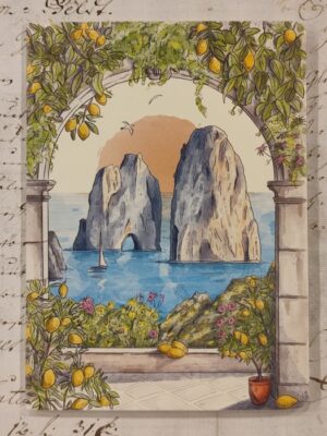 Notebook A5 "Capri - I faraglioni"