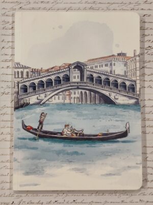 notebook a5 "venezia - il ponte di rialto 2"