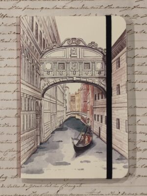 notebook "venezia - il ponte dei sospiri"