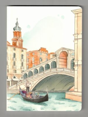 Notebook A5 "Venezia - Il Ponte di Rialto 1"