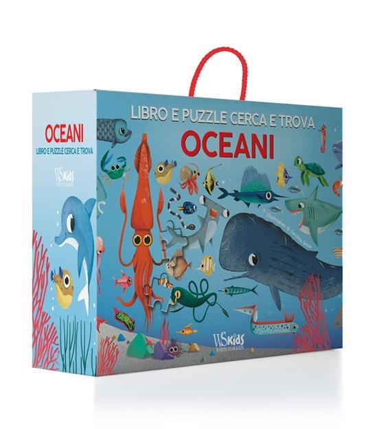 oceani - libro e puzzle cerca e trova