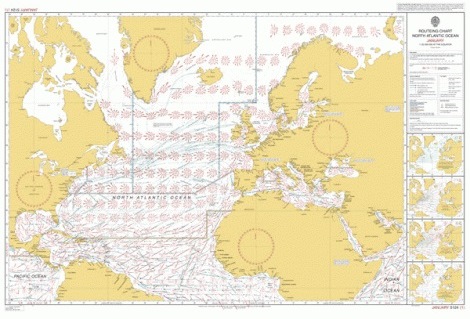 Pilot Chart North Atlantic July