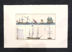 planche III partie 2° du vocabulaire de marine anglais et français