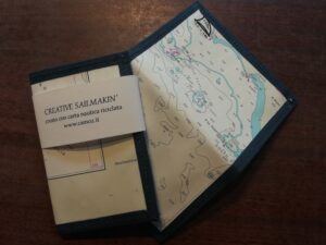 portafoglio mini wallet - carta nautica