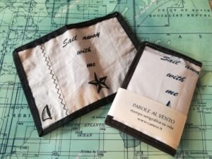 portafoglio mini wallet bianco "sail away with me"