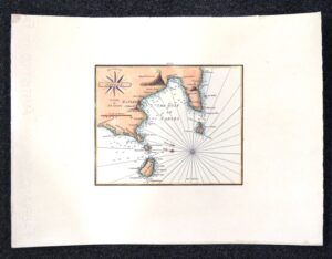 portolano: the gulf of naples in italy