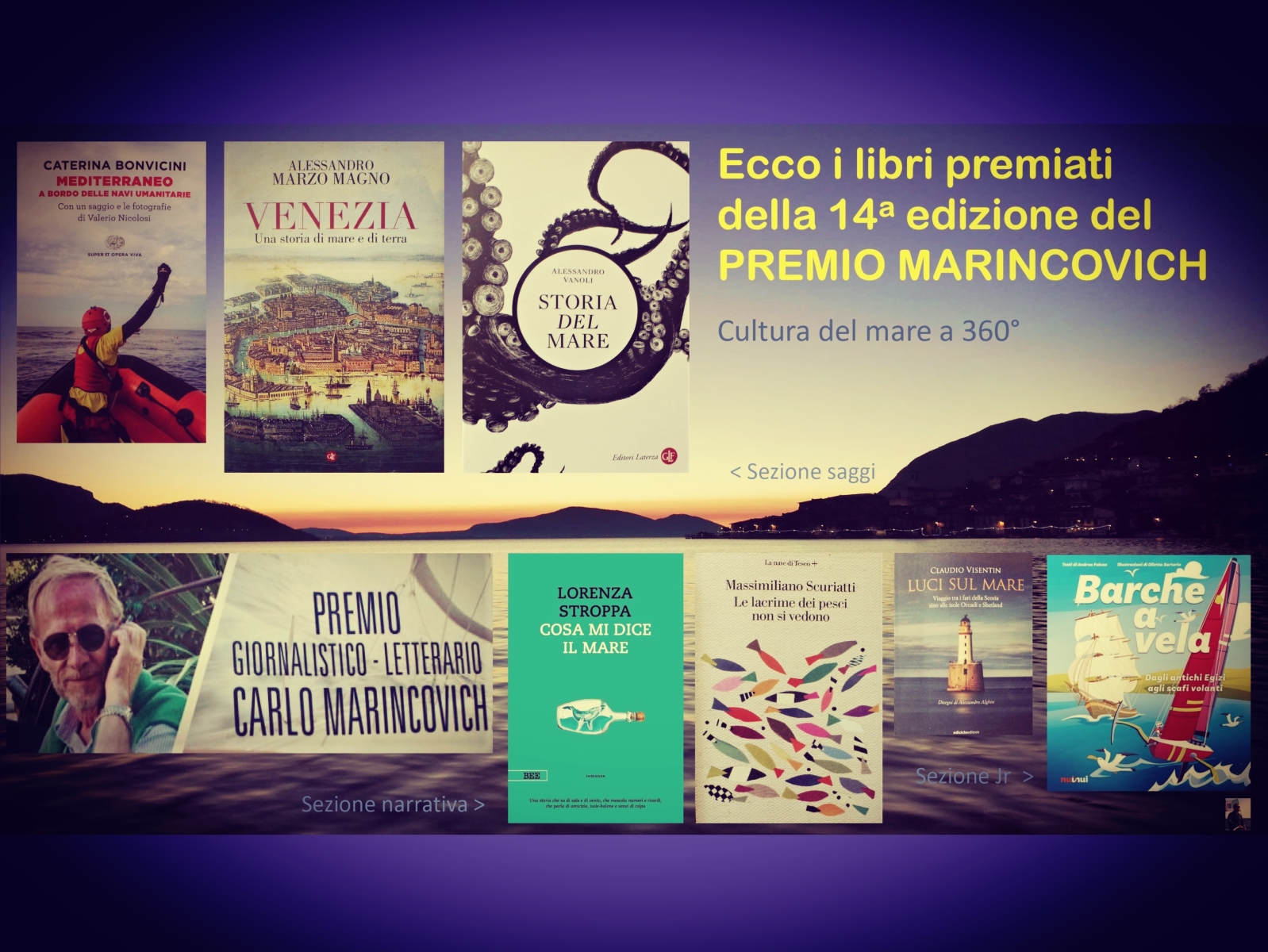 Premio Marincovich: la 14esima edizione - Libri dal Blog del Mare