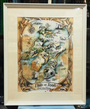 quadro "l'isola del tesoro"