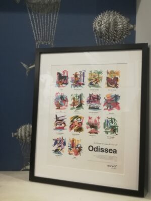 quadro "le 14 tappe percorse da ulisse nell’odissea"