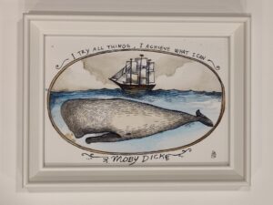 quadro "moby dick" medio