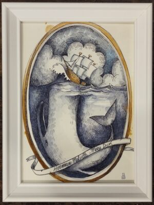 quadro "moby dick" medio