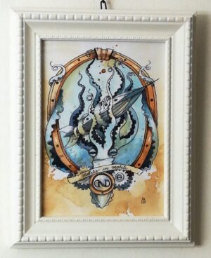 quadro "ventimila leghe sotto i mari" medio