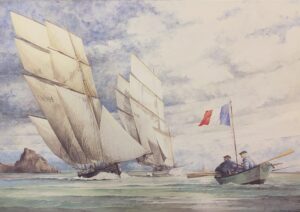 riproduzione di acquerello