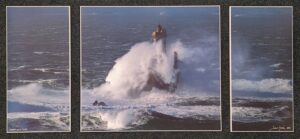 Set of 3 panels "Tempete sur la Vieille"