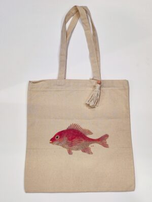 shopping-bag zoodicarta "dentice rosso"