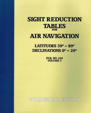 sight reduction tables for air navigation vol. 3