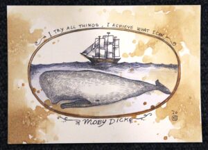 tecnica mista "moby dick" piccola