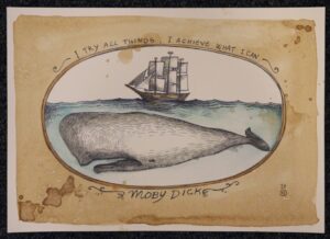 tecnica mista "moby dick" media