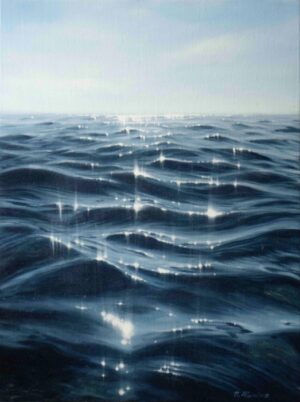 oil on canvasa "sunlit tide"